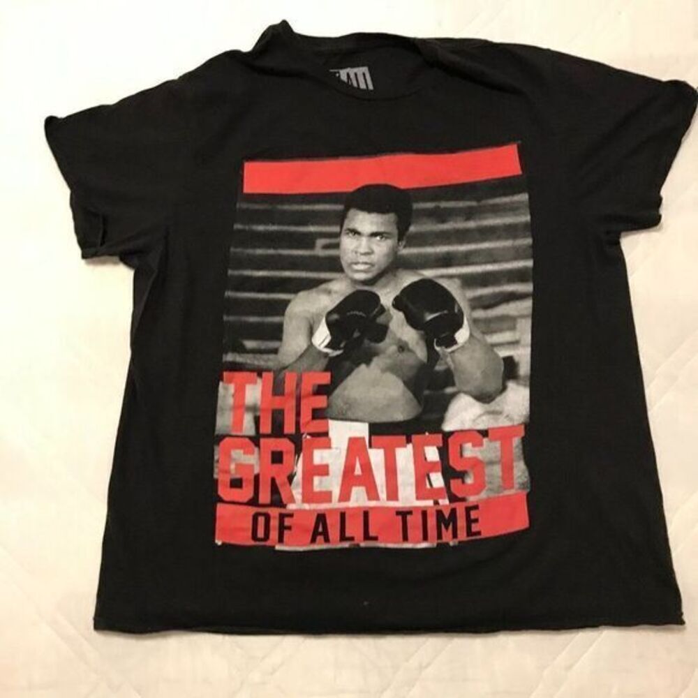 Ali The Greatest of All Time black T shirt‎ 2XL
